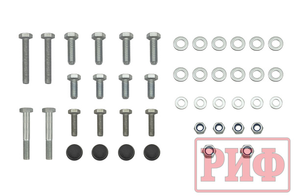 Бампер РИФ силовой передний/защита штатного бампера Lada Niva Travel (2021-2024) с защитой радиатора