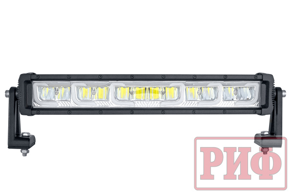 Светодиодная фара водительского света РИФ с ДХО 434 мм 96W