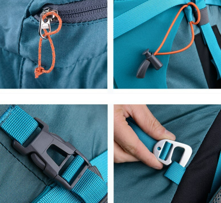 Рюкзак туристический Naturehike 45 л, голубой