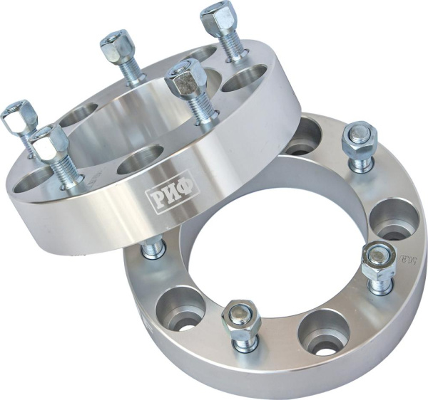 Проставки колесные РИФ 5x139,7, ЦО 108 мм, толщина 38 мм, 14x1,5 (2 шт.)