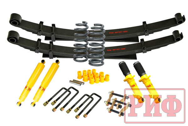 Лифт-комплект РИФ Mitsubishi L200 2015+, Fiat Fullback 2016+ жесткий лифт 40 мм