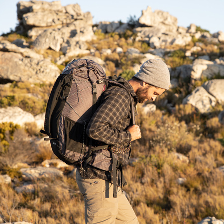 Рюкзак туристический Naturehike 40+5 л, черный