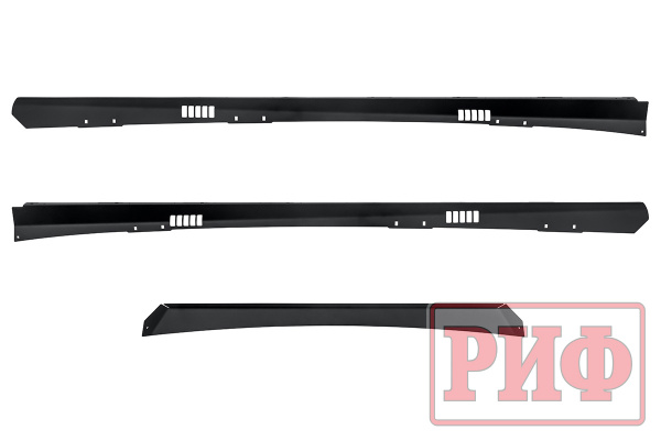 Багажник экспедиционный (платформа) алюминиевый РИФ 1150x2080 мм для Toyota Land Cruiser Prado 150 (с крепежом)