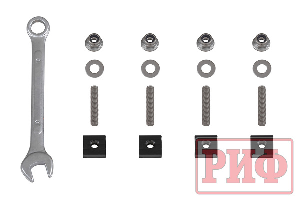 Крышка кузова РИФ для Changan Hunter Plus, роллета раздвижная с электроприводом 1650х1666 мм, алюминиевая, черная