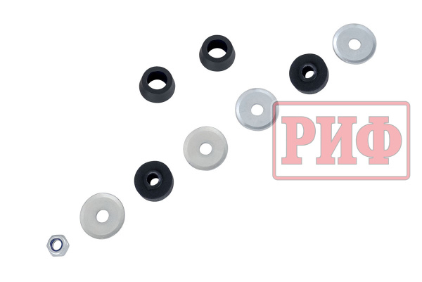 Амортизатор усиленный РИФ "Арктика"задний Toyota Land Cruiser 100 и 200 штатный и лифт 0- 25 мм