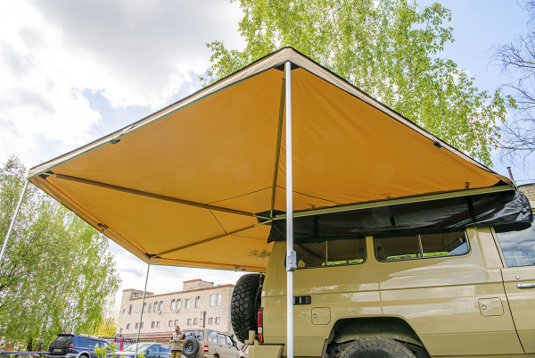 Маркиза автомобильная РИФ веерная 2,5х2,5 м (правая) Маркиза автомобильная РИФ веерная 2,5х2,5 м (правая)