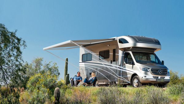 Маркиза автомобильная РИФ 2,0х1,5 м кассетная, привод механический, ручной, корпус белый