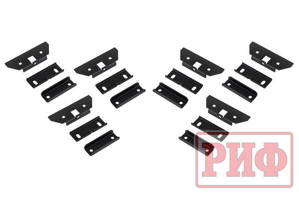 Багажник экспедиционный (платформа) алюминиевый РИФ 1250x2080 мм для УАЗ Патриот (с крепежом)