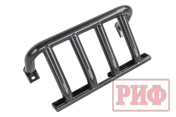Бампер передний силовой/защита штатного бампера РИФ УАЗ Патриот 2015+ с защитой рулевых тяг стандарт