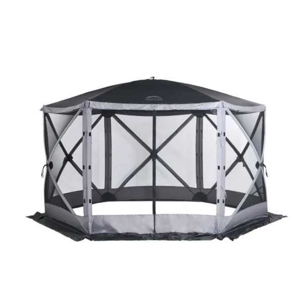 Шатер Wild Land Hub screen house 600, коричнево-бежевый, со стенками
