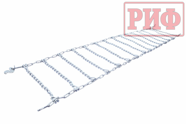 Цепи противоскольжения РИФ 4х4 "лесенка" 25 мм, 325/60R20, 35x12.5R17 (к-т 2 шт.)