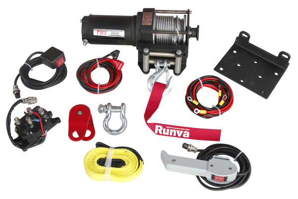 Лебёдка электрическая 12V Runva EWX3000A 1361 кг