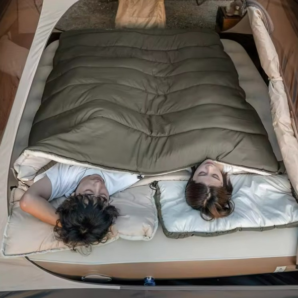 Мешок спальный Naturehike Lingdong, 225х75см, (ТК: +2C), (правый), бежевый