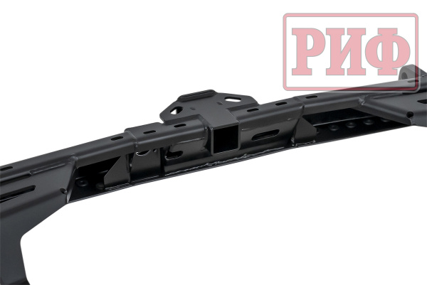 Бампер РИФ задний силовой/защита штатного бампера Mitsubishi Pajero Sport 2021+ c квадратом под фаркоп