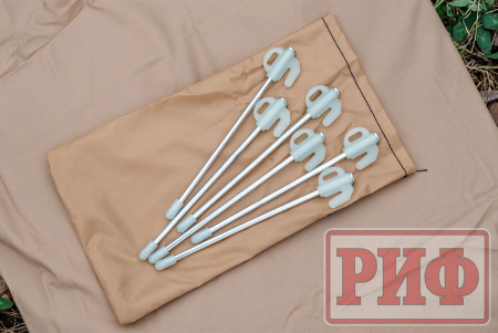 Стенки к автомобильной маркизе РИФ 2.5Х2.5 м Black Out