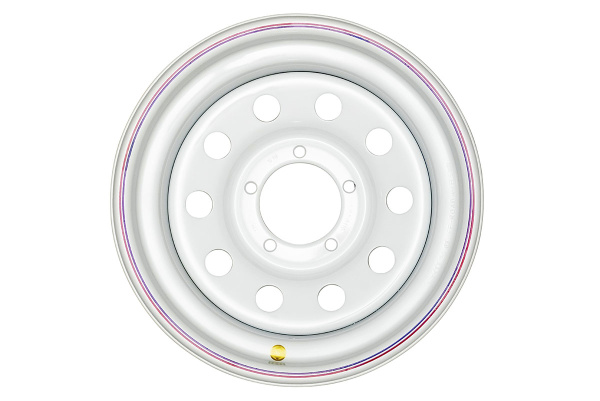 Диск усиленный УАЗ стальной белый 5x139,7 8xR16 d110 ET+15