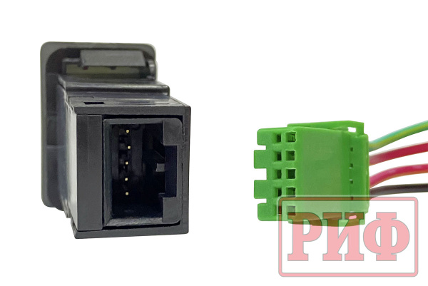 Кнопка ВКЛ/ВЫКЛ, голубой, FRONT LIGHTS TOYOTA 32x22