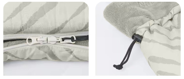 2 Мешок спальный Naturehike Shanmi, 210х80см, (ТК: +10C), (правый), светло-зеленый