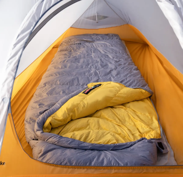 3 Мешок спальный Naturehike Ultralight CW400 M, 210х75 см, (правый) (ТК: +5C), серый