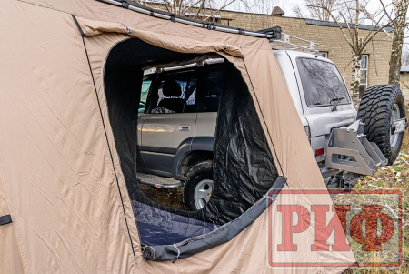 Стенки к автомобильной маркизе РИФ 2.5Х2.5 м Black Out