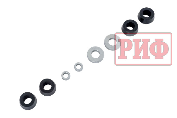 Амортизатор усиленный РИФ задний Toyota Hilux 2015+ лифт 0-45 мм, Jac T9 лифт 30-45