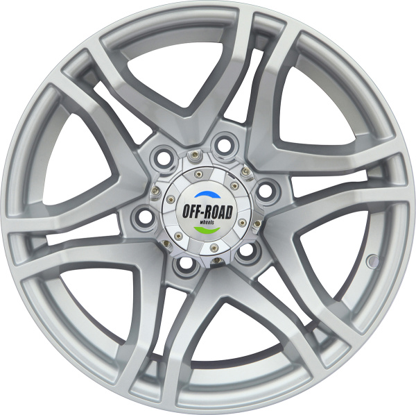 Диск литой серебристый 6x139,7 8xR16 d110 ET+13