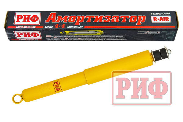 Амортизатор усиленный РИФ задний Ssang Yong Rexton 1 штатный и лифт 0-30 мм