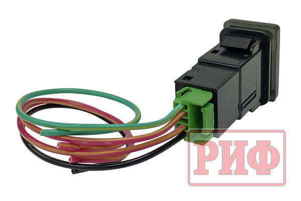 Кнопка ВКЛ/ВЫКЛ, голубой, REAR LIGHTS TOYOTA 32x22