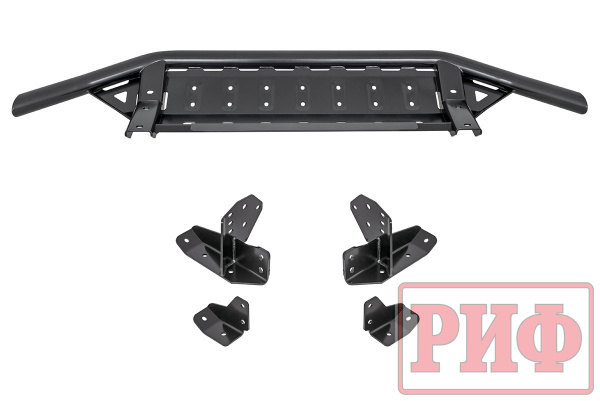 Бампер РИФ силовой передний Toyota Land Cruiser Prado 150 2017+ c защитой радиатора