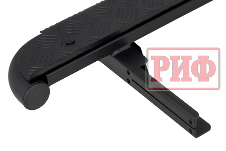 Пороги РИФ силовые ВАЗ Нива черные