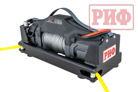 Лебёдка переносная РИФ 6000F c площадкой, стальной трос