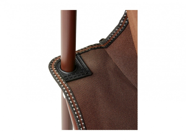 Кресло NISUS складное (коричневый) 120 кг.