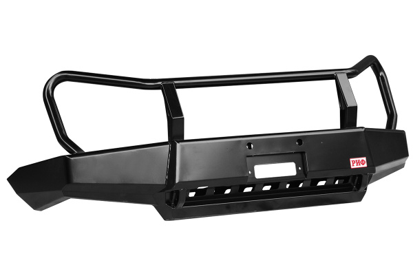 Бампер РИФ силовой передний для ГАЗ Соболь без доп. фар с защитной дугой стандарт