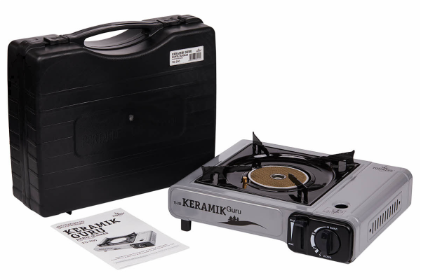 Плита газовая TOURIST KERAMIK GURU, портативная, керамическая, в кейсе