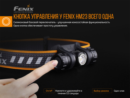 94 Фонарь налобный FENIX HM23