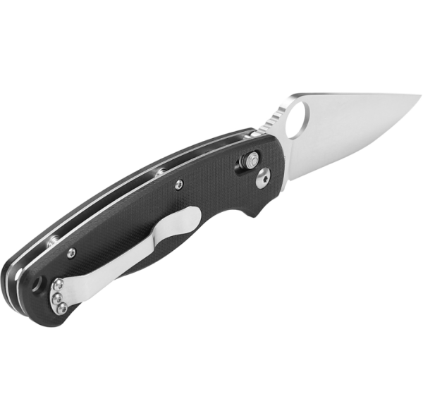 2 Нож складной GANZO с клипсой, длина клинка 87 мм, сталь 440С, черный