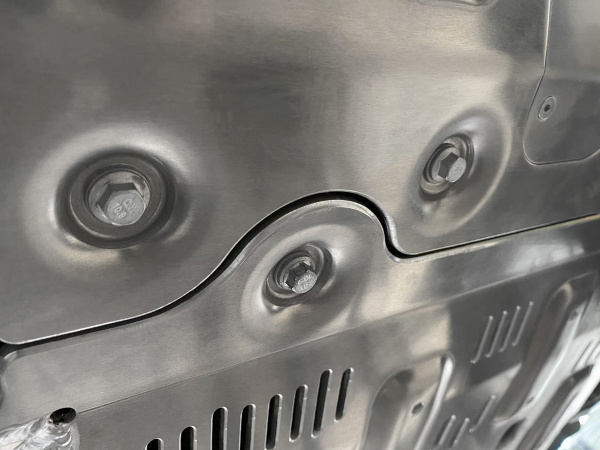 Защита Falcon радиатора, картера, РК, КПП для TANK 300 Off-road version, расширенная., алюминиевая, 8 мм