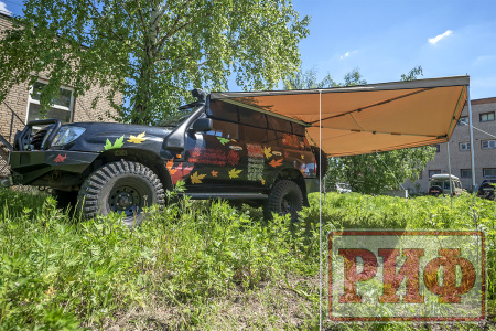 Маркиза автомобильная РИФ веерная 3,0х3,0 м (левая) Маркиза автомобильная РИФ веерная 3,0х3,0 м (левая)