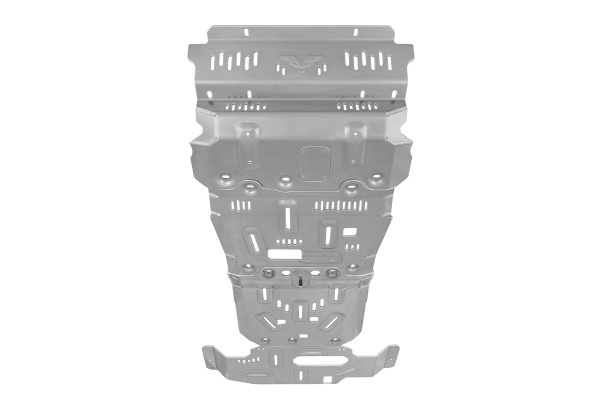 Защита Falcon радиатора, картера, РК, КПП для Toyota Land Cruiser 150 (дизель 2.8T VX, KDSS), алюминий, 8 мм