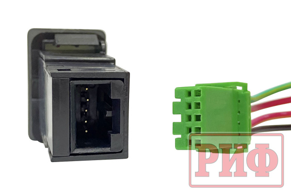 Кнопка ВКЛ/ВЫКЛ, белый, FRONT DIFF LOCK TOYOTA 32x22