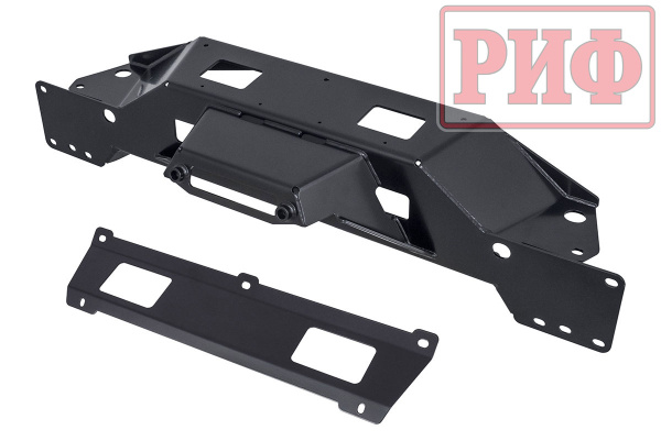 Площадка РИФ под лебёдку в штатный бампер RAM (Dodge) 1500 Rebel 2019+ (бензин)