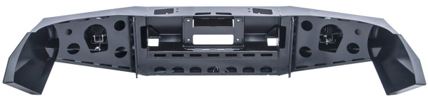 Бампер РИФ силовой передний Toyota Hilux 2012-2014 с доп. фарами и защитой бачка омывателя, на рестайлинг