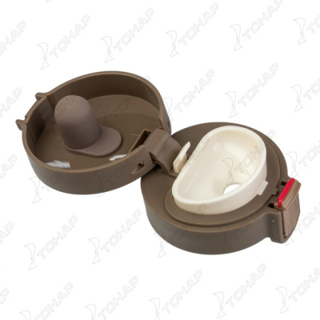 4 Термос-кружка ТОНАР 400 мл., коричнево-кофейный 4 Термос-кружка ТОНАР 400 мл., коричнево-кофейный