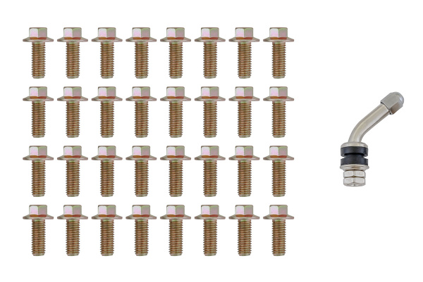 Диск усиленный стальной черный 6x139,7 10xR16 d110 ET-44 с бедлоком (красный)
