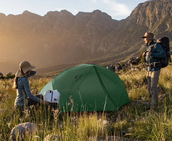 Палатка Naturehike Star-River 2-местная, алюминиевый каркас, сверхлегкая, зеленая