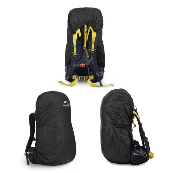 3 Чехол влагозащитный Naturehike, для рюкзака, размер M (35-45 л), черный 3 Чехол влагозащитный Naturehike, для рюкзака, размер M (35-45 л), черный