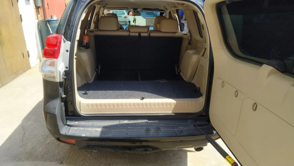 Органайзер в багажник для Toyota Land Cruiser Prado 150 (7-ми местная компл.) Органайзер в багажник для Toyota Land Cruiser Prado 150 (7-ми местная компл.)