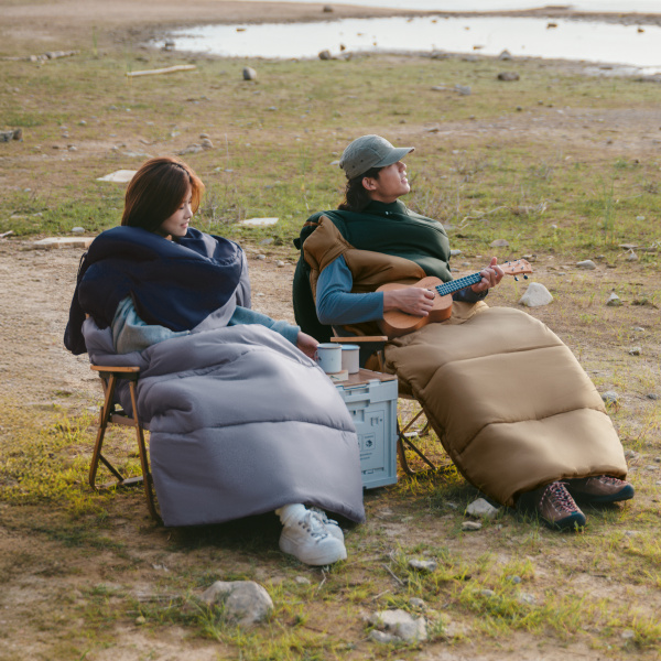 1 Мешок спальный Naturehike Sunny Day PL02 U450, (190+30)х80 см, (правый) (ТК: +4C), коричнево-зелен