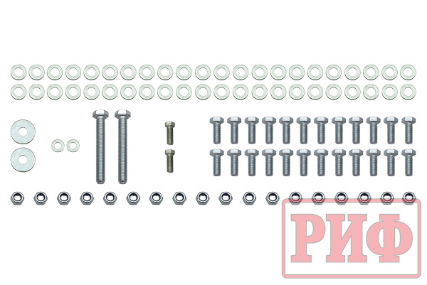 Бампер РИФ силовой передний/защита штатного бампера Mitsubishi Pajero Sport 2021+