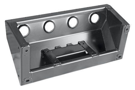 Площадка РИФ для скрытой установки лебёдки с защитой рулевых тяг УАЗ Хантер